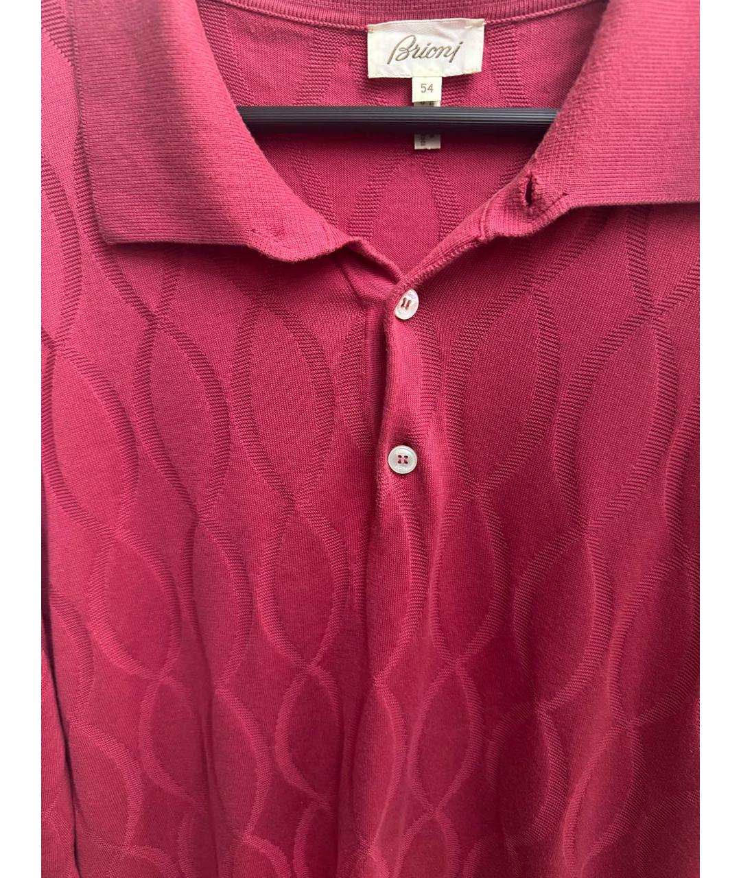 BRIONI Коралловый хлопковый джемпер / свитер, фото 7