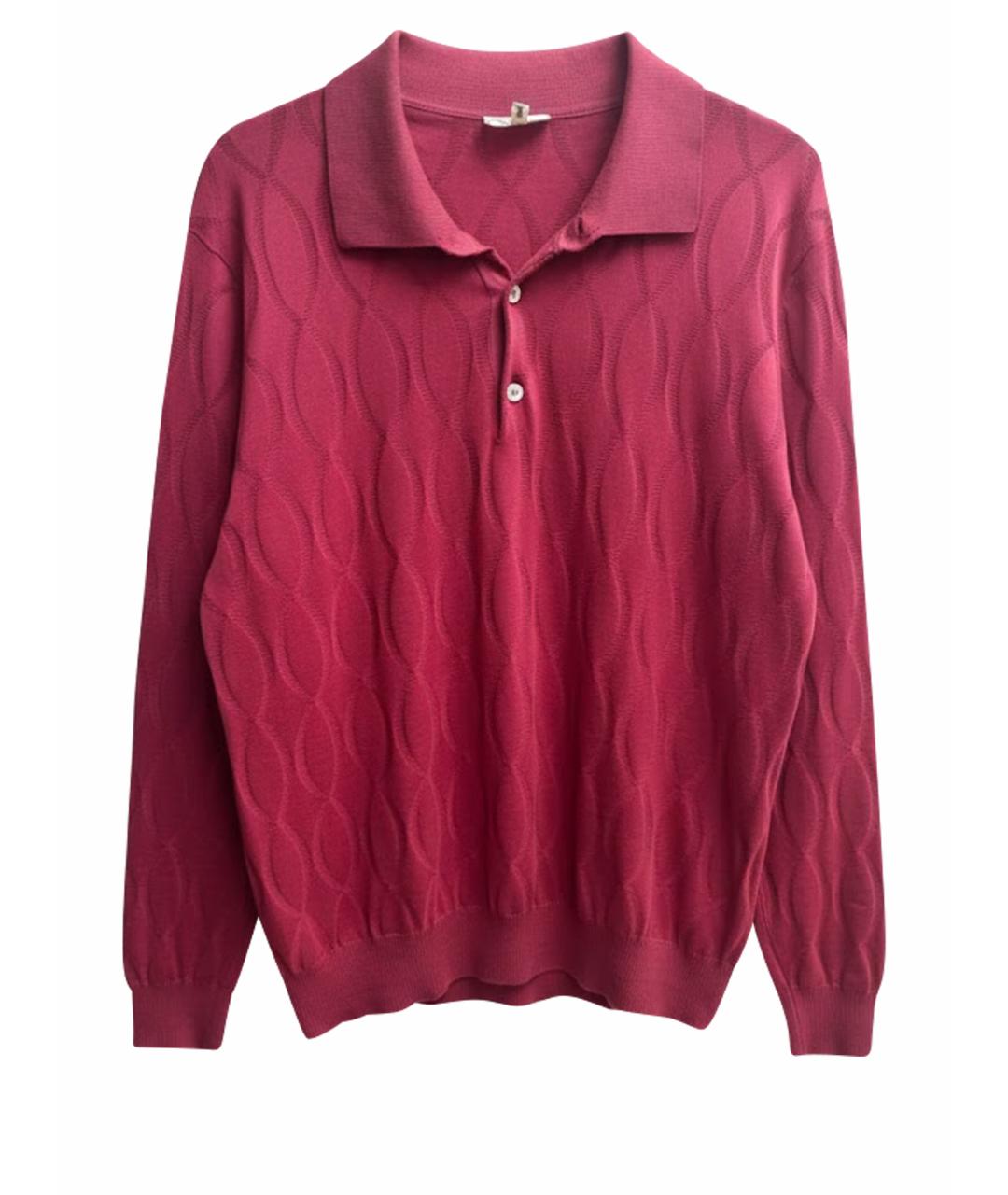 BRIONI Коралловый хлопковый джемпер / свитер, фото 1