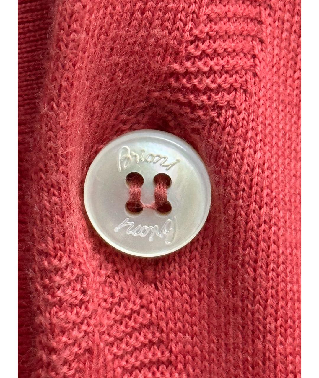 BRIONI Коралловый хлопковый джемпер / свитер, фото 6