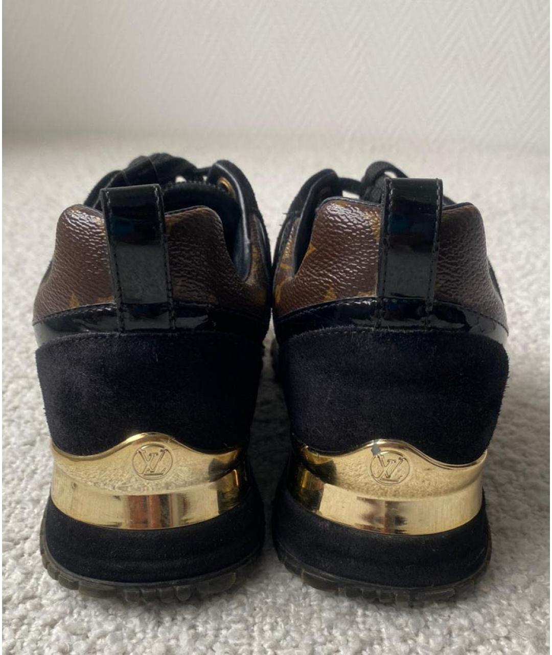 LOUIS VUITTON Черные текстильные кроссовки, фото 4