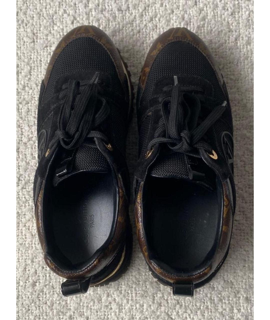 LOUIS VUITTON Черные текстильные кроссовки, фото 8