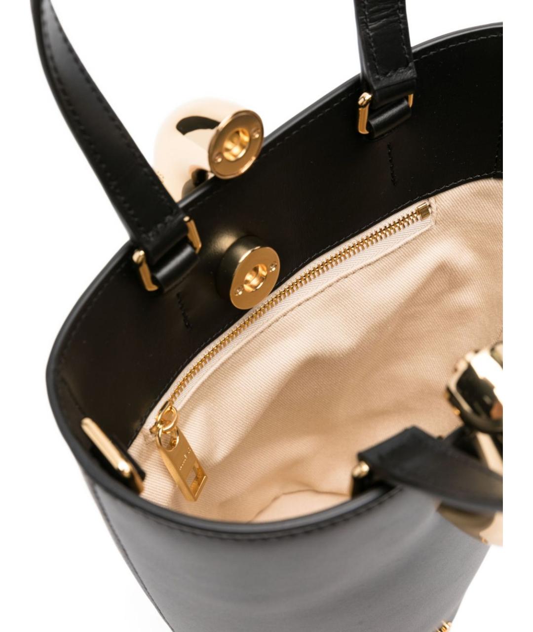 JACQUEMUS Черная сумка с короткими ручками, фото 4