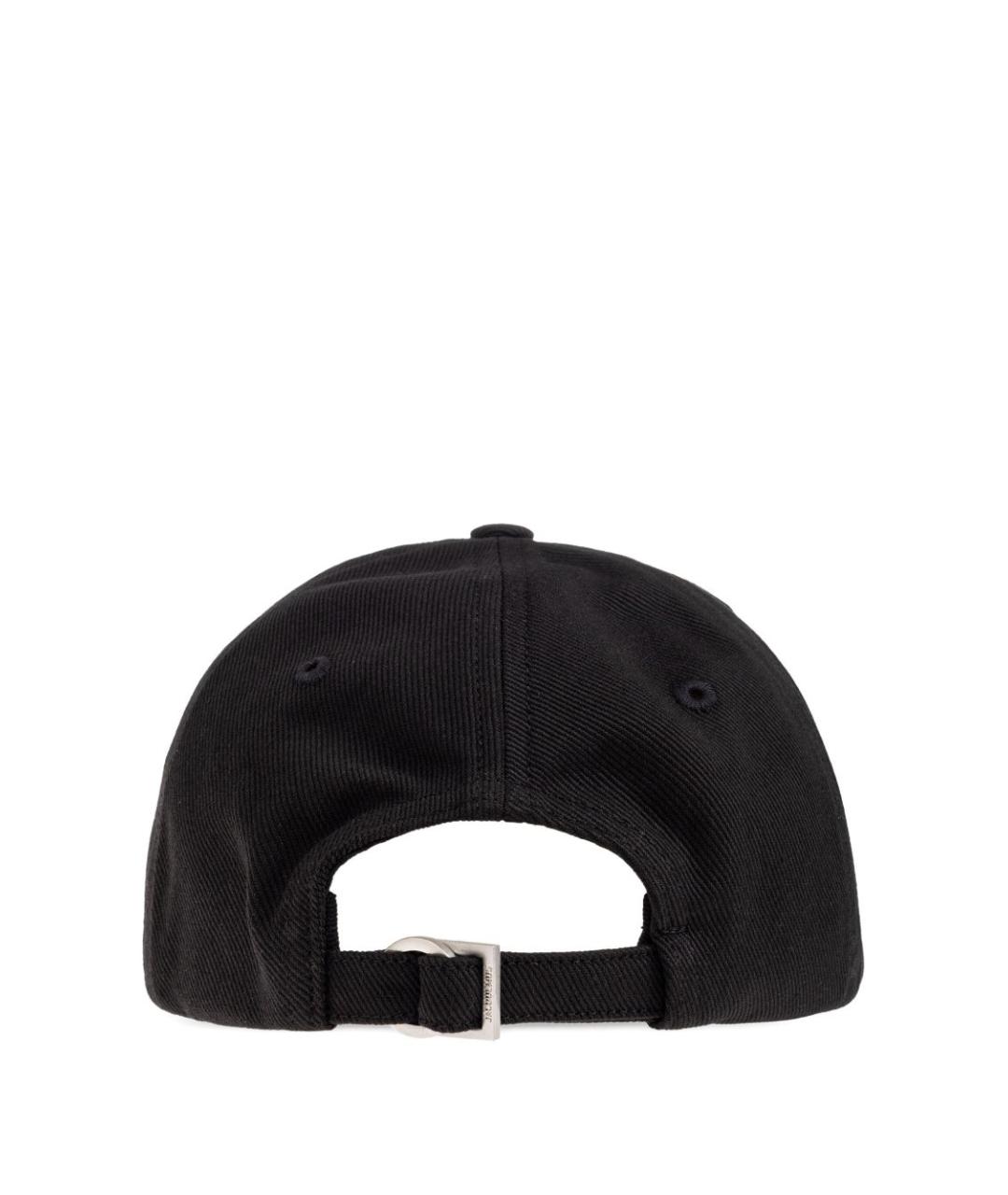 JACQUEMUS Черная хлопковая кепка/бейсболка, фото 3