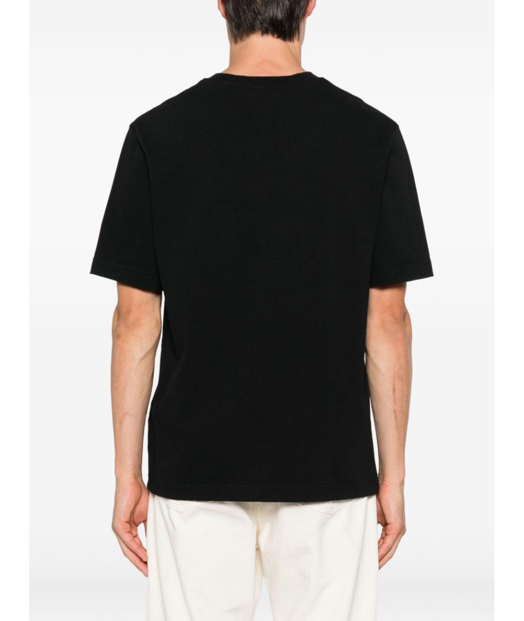 JACQUEMUS Черная хлопковая футболка, фото 2