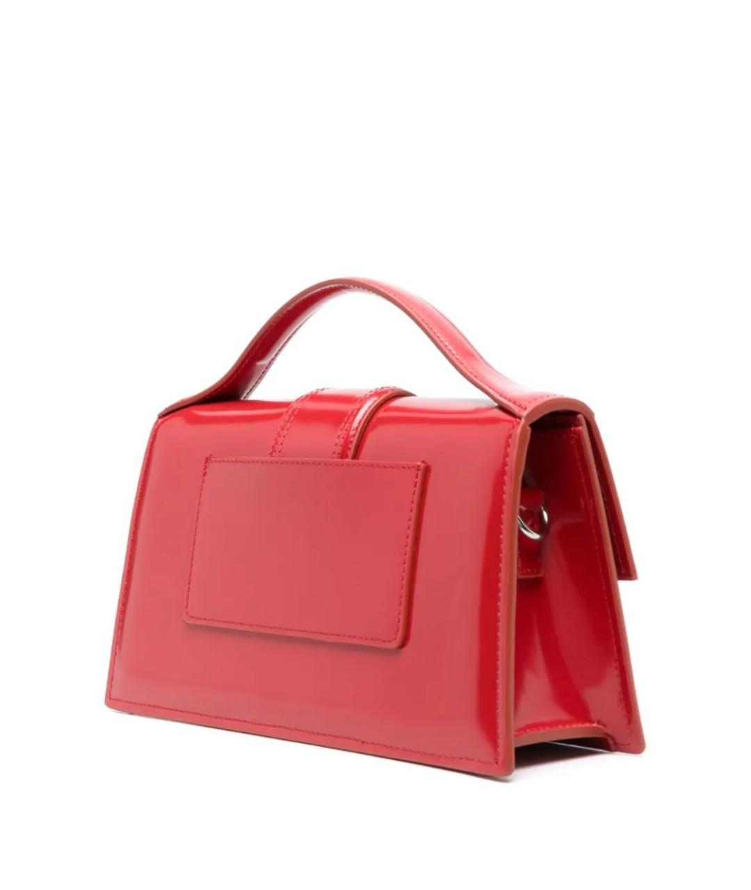 JACQUEMUS Красная сумка с короткими ручками, фото 4