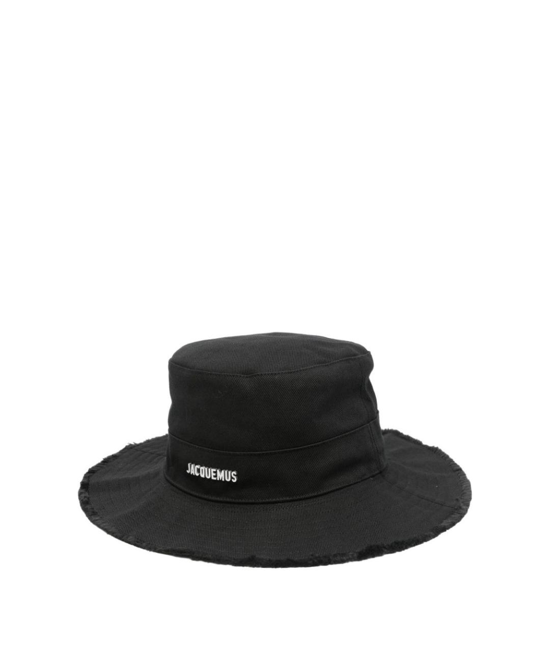 JACQUEMUS Черная хлопковая кепка/бейсболка, фото 1