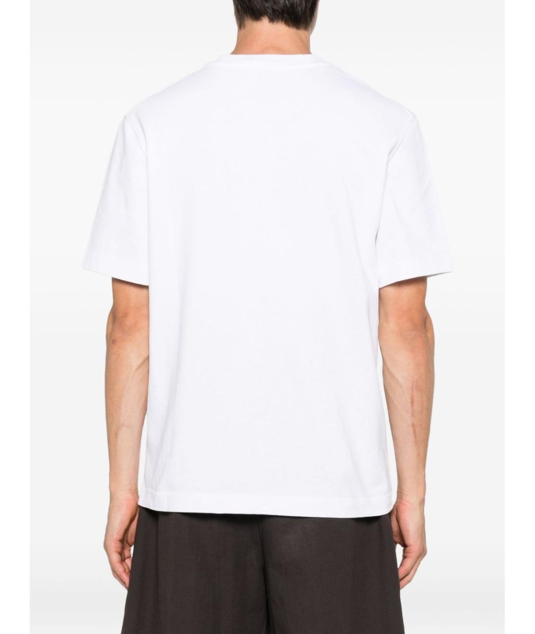 JACQUEMUS Белая хлопковая футболка, фото 2