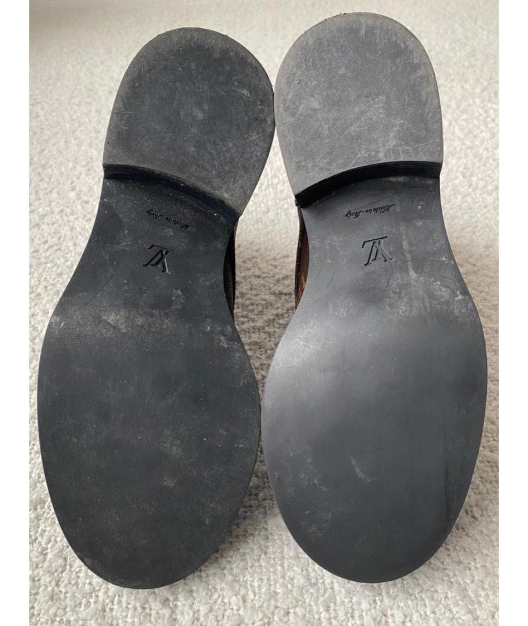 LOUIS VUITTON Коричневые ботинки, фото 3