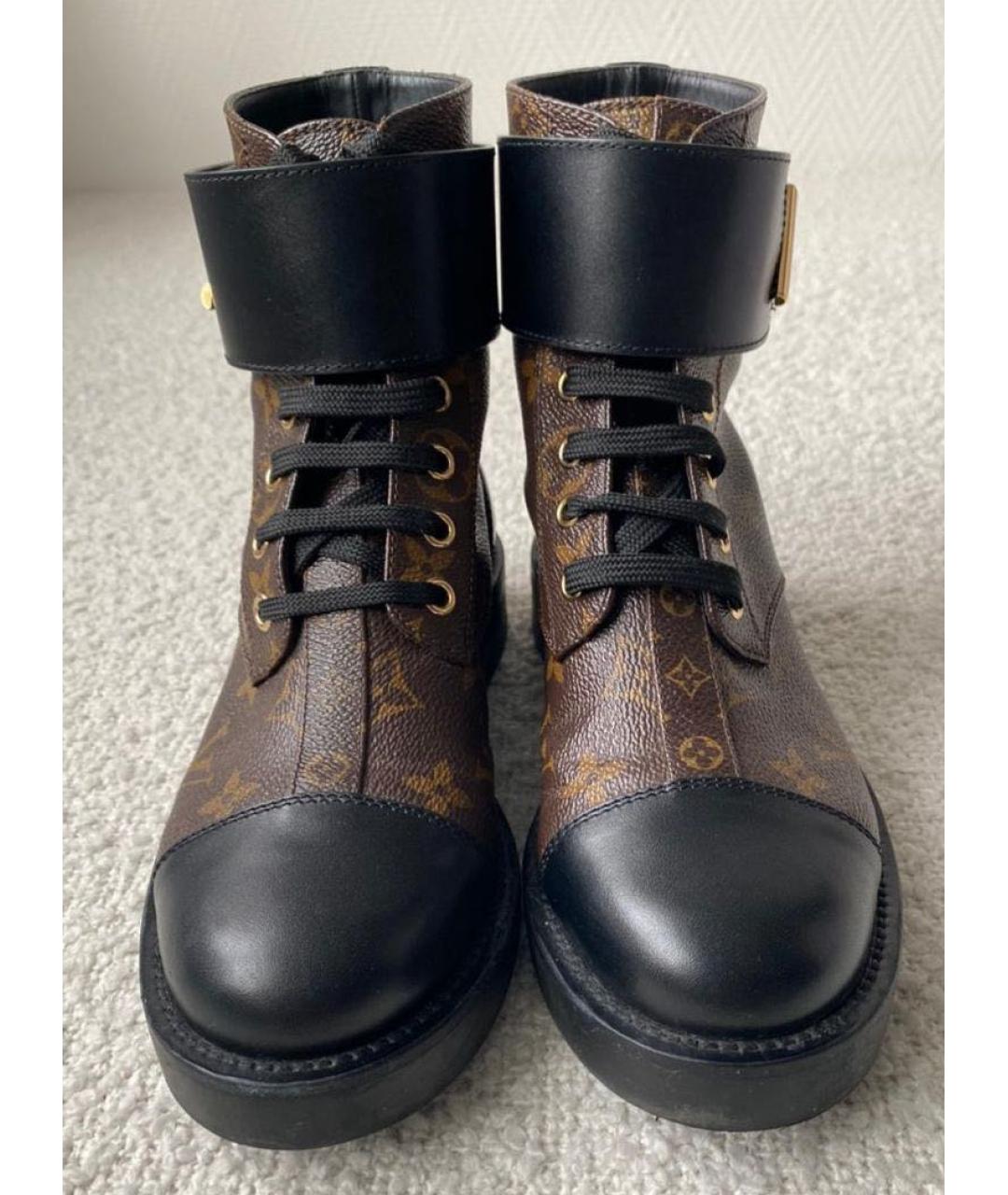 LOUIS VUITTON Коричневые ботинки, фото 2
