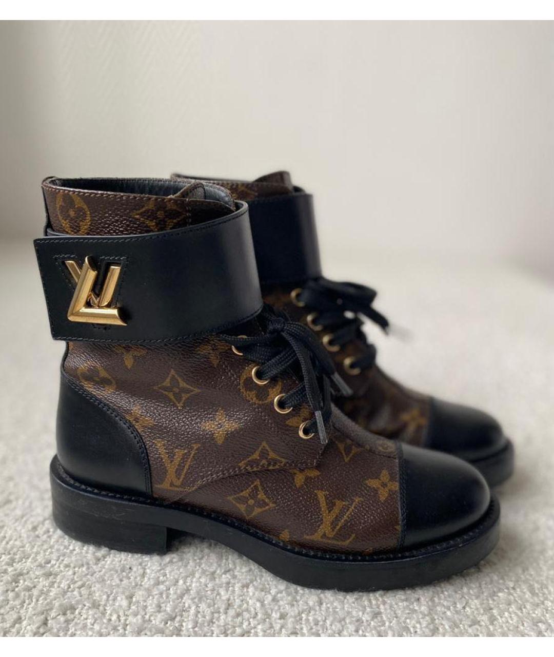 LOUIS VUITTON Коричневые ботинки, фото 9