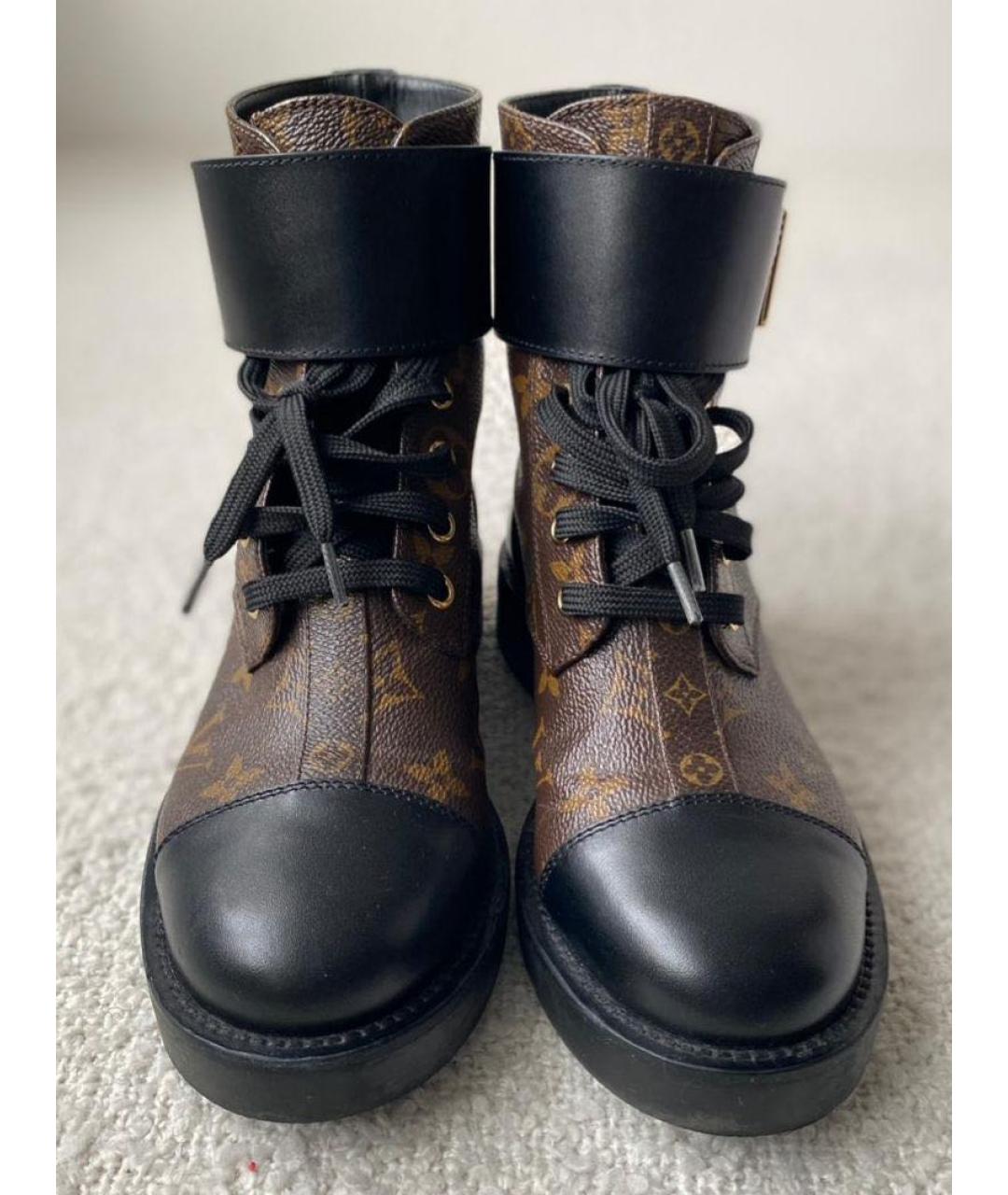 LOUIS VUITTON Коричневые ботинки, фото 8