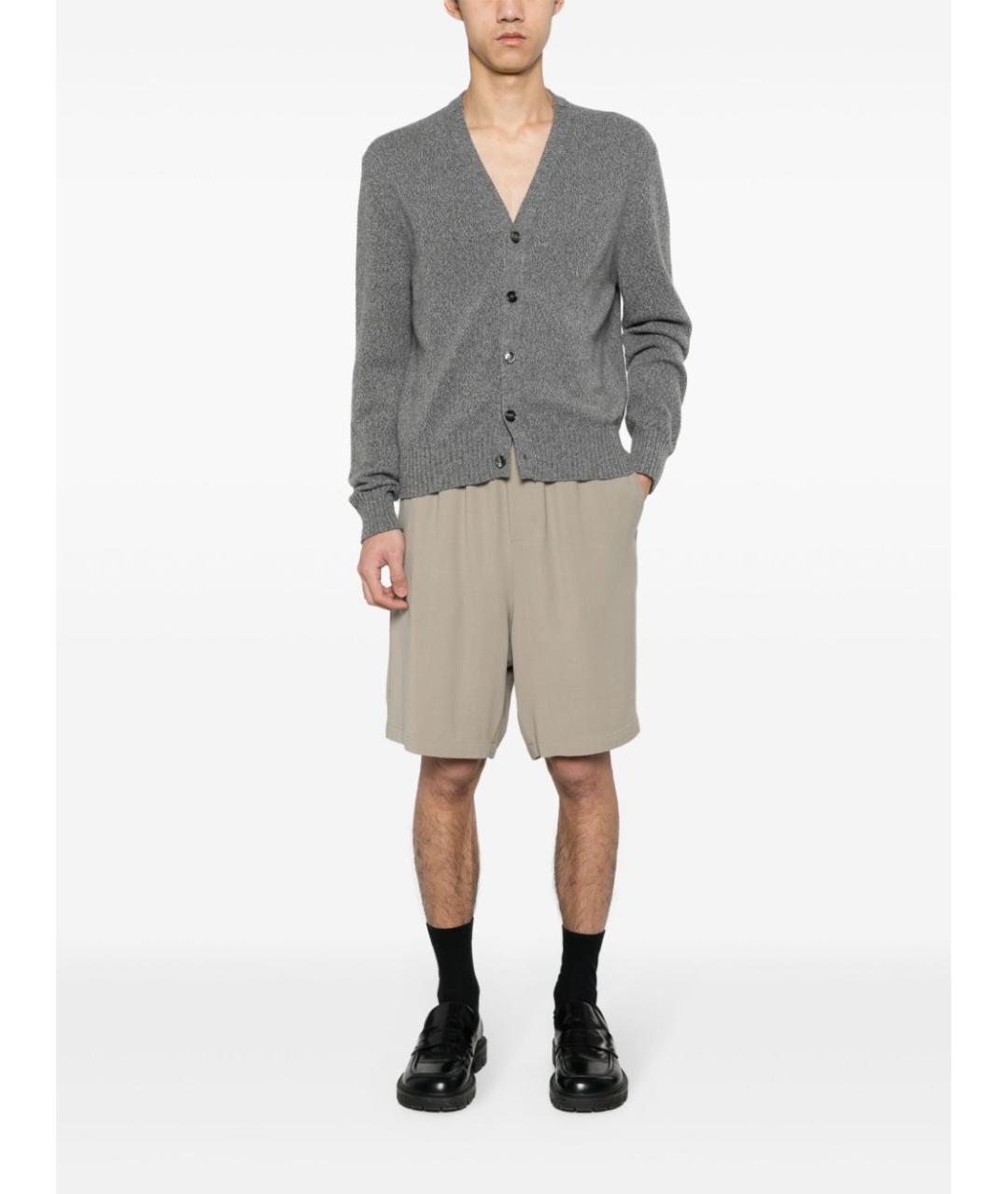 Ami Paris Бежевые вискозные шорты, фото 3