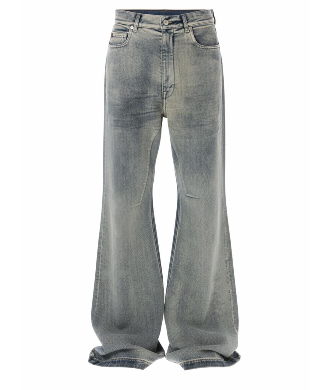 RICK OWENS DRKSHDW Голубые хлопковые джинсы, фото 1