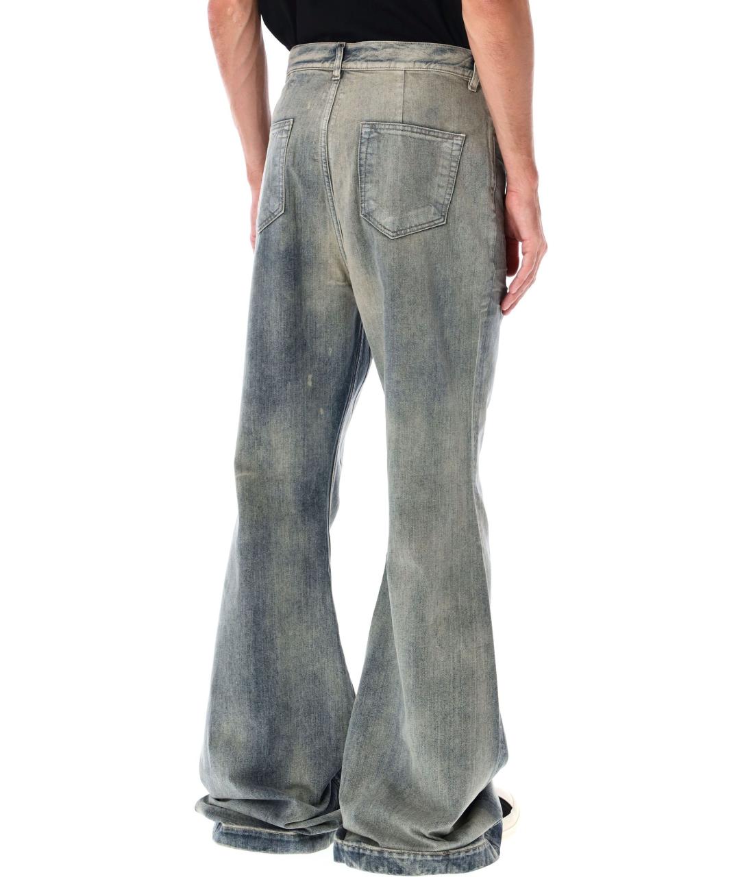 RICK OWENS DRKSHDW Голубые хлопковые джинсы, фото 2