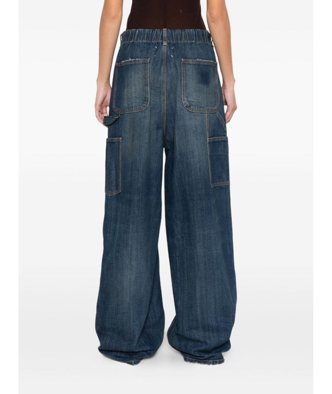 MAISON MARGIELA Синие прямые джинсы, фото 2