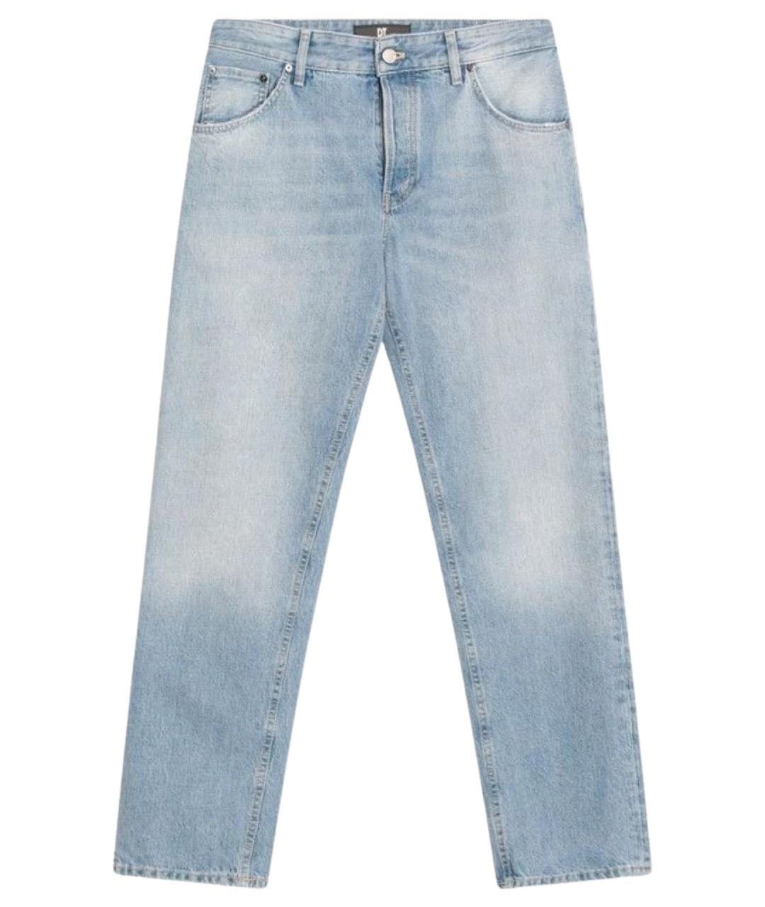 PT TORINO Голубые хлопковые повседневные брюки, фото 1