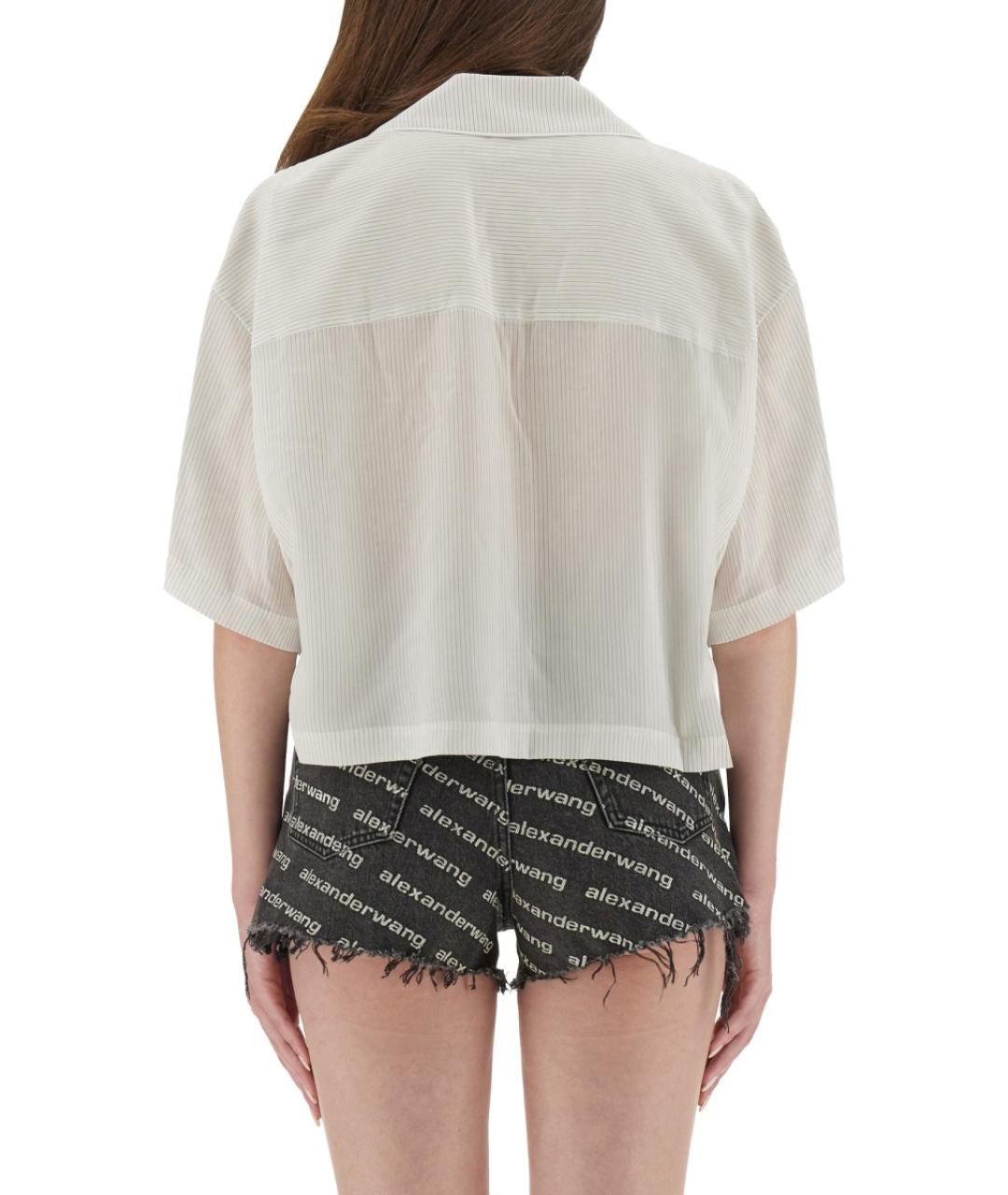 T BY ALEXANDER WANG Белая рубашка, фото 3