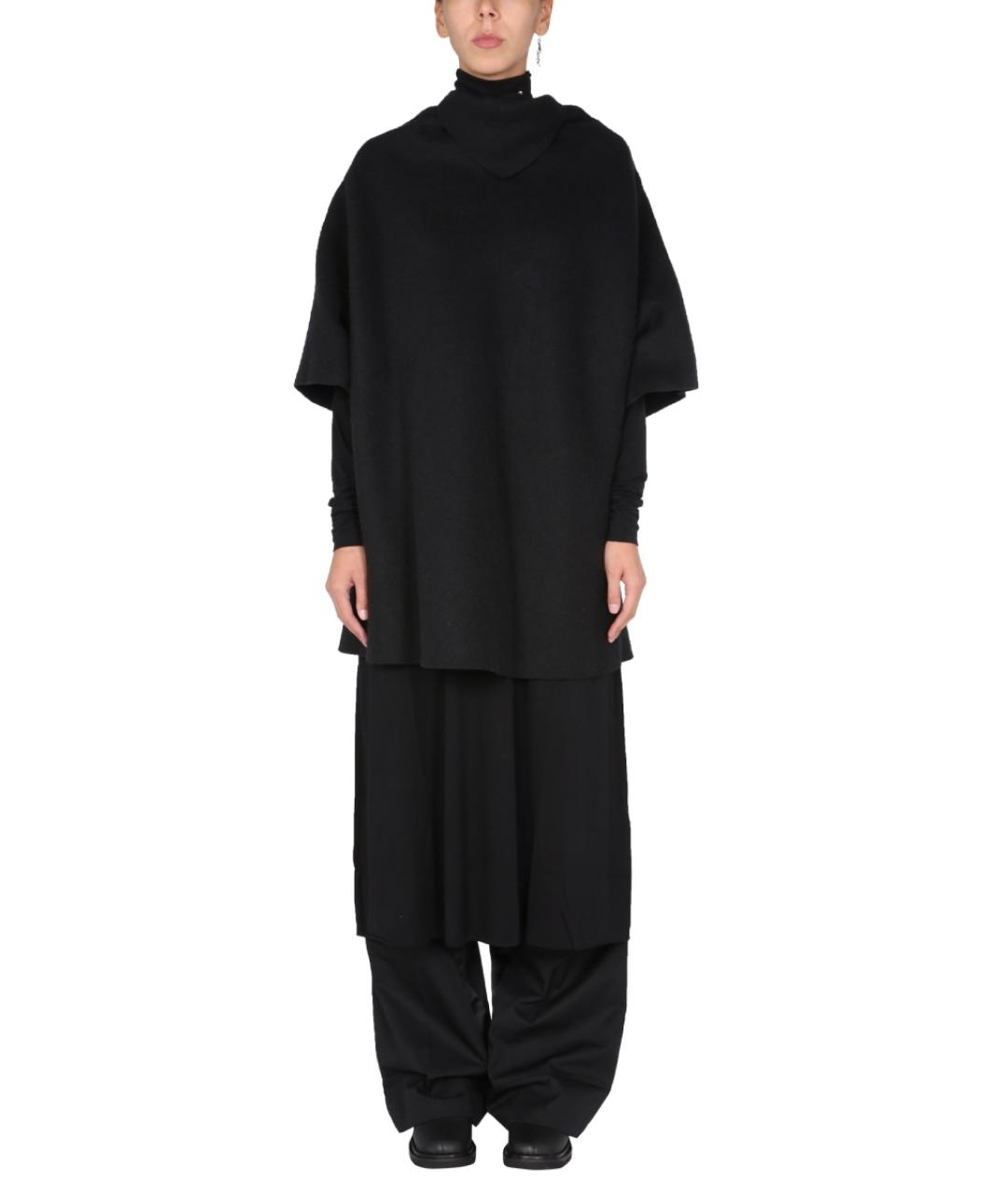 RAF SIMONS Черное шерстяное повседневное платье, фото 1