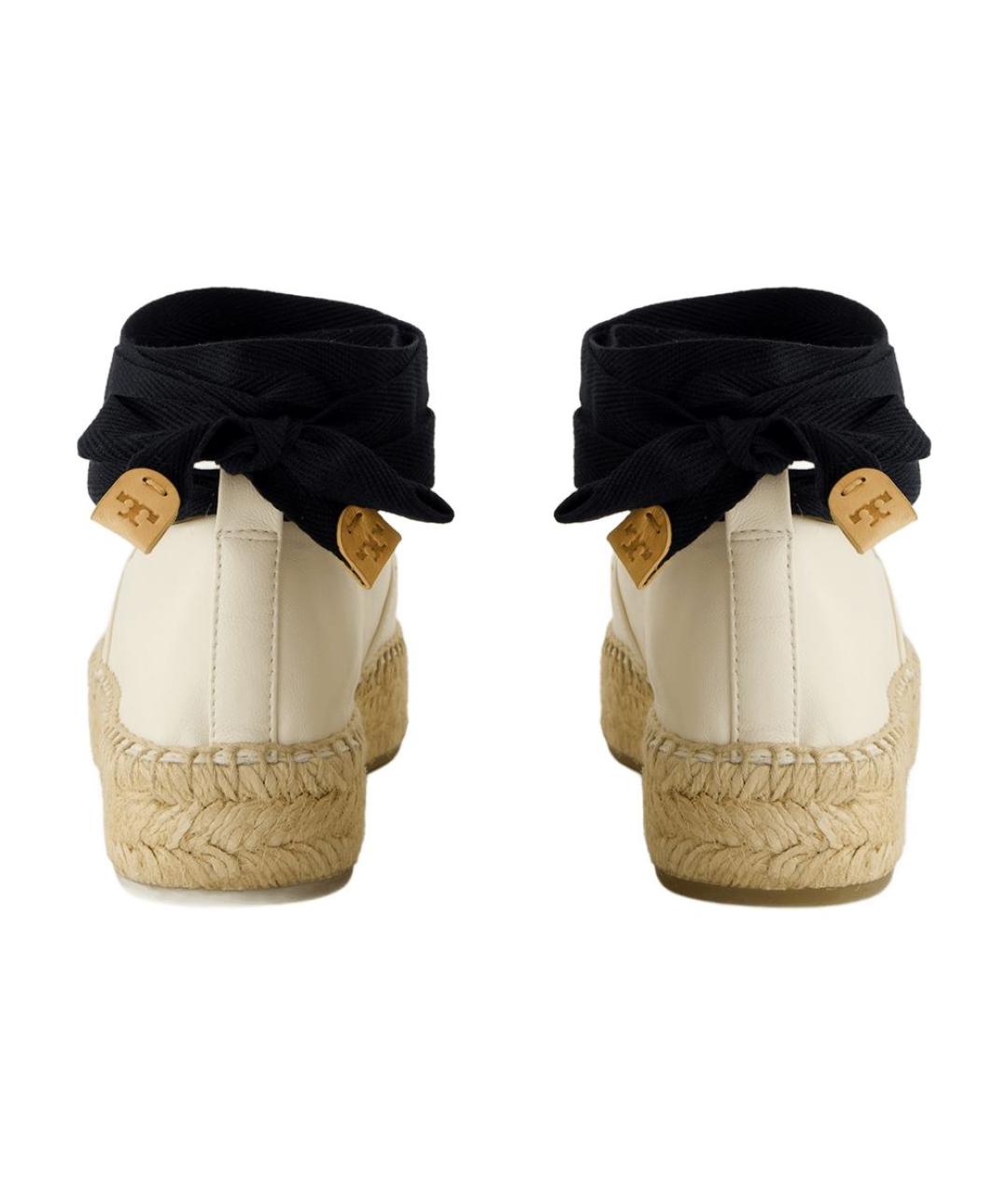 TORY BURCH Белые текстильные эспадрильи, фото 3
