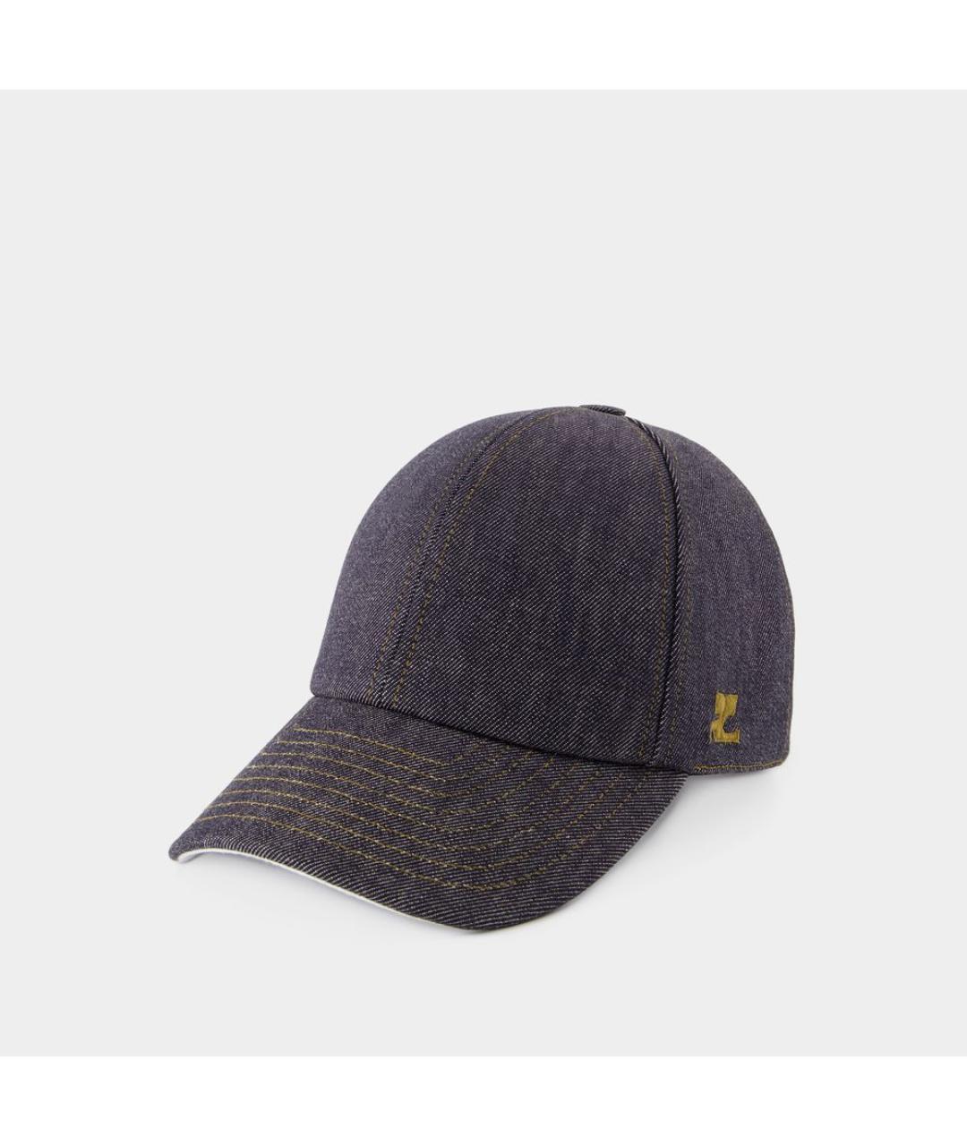 COURREGES Серая хлопковая кепка/бейсболка, фото 3