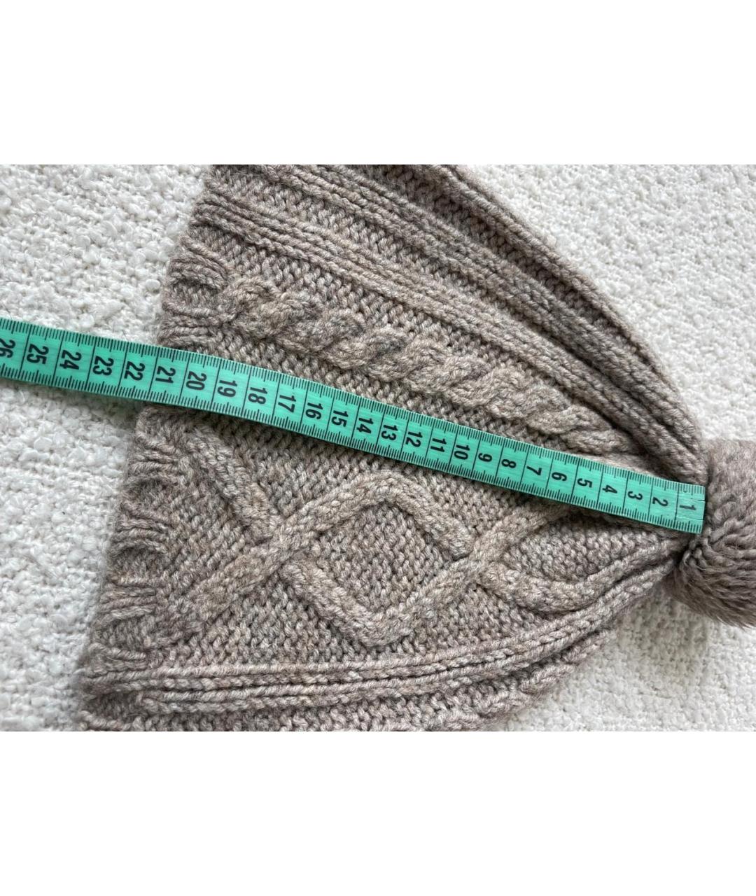 ESCADA Серая шерстяная шапка, фото 5