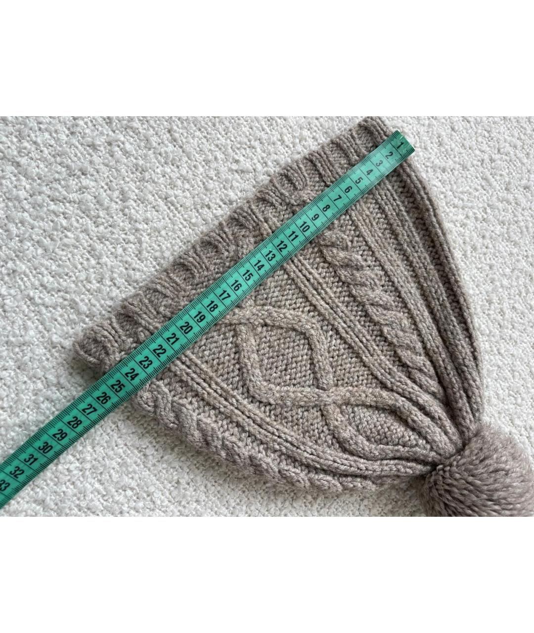 ESCADA Серая шерстяная шапка, фото 4