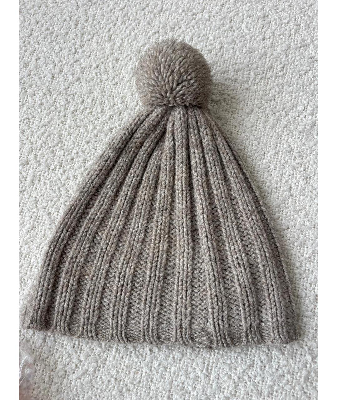 ESCADA Серая шерстяная шапка, фото 3