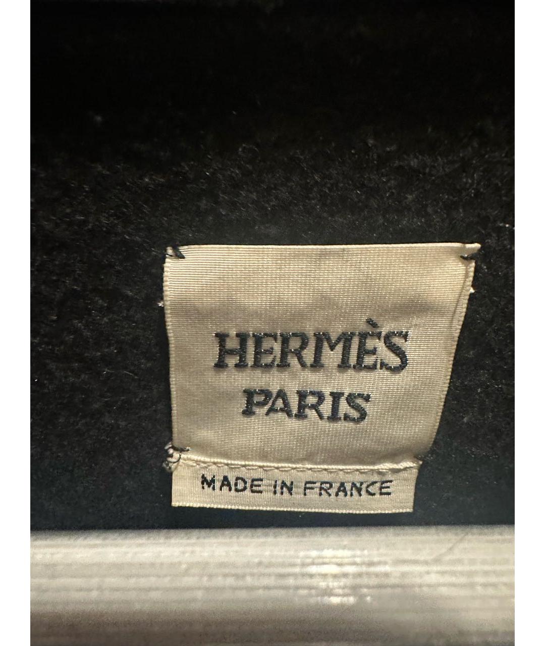 HERMES Серое кашемировое пальто, фото 3