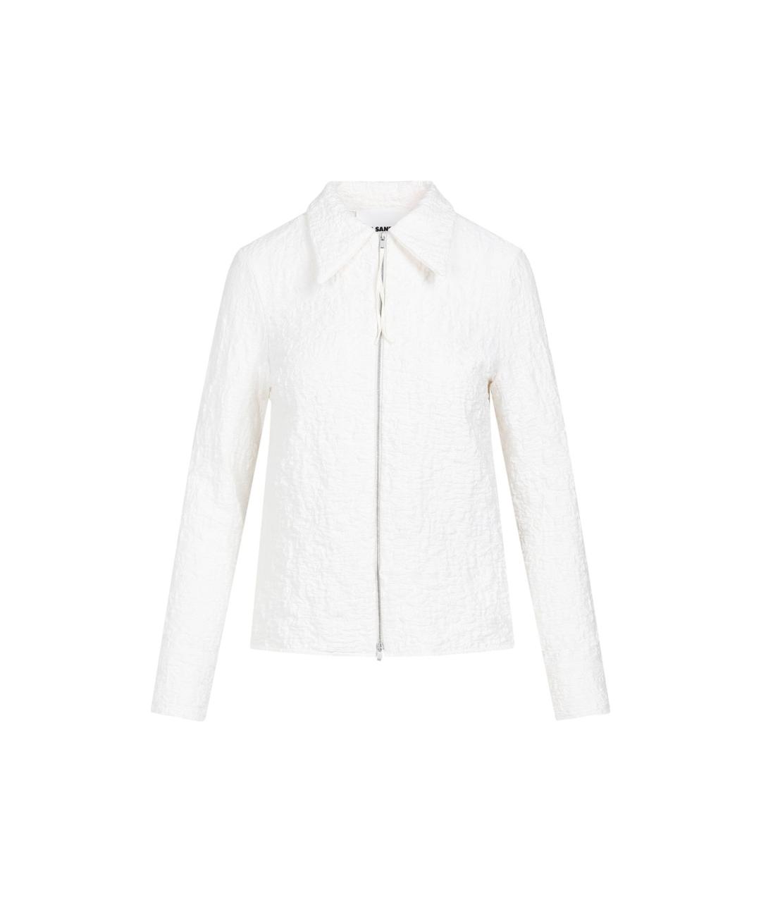 JIL SANDER Белая хлопковая рубашка, фото 1