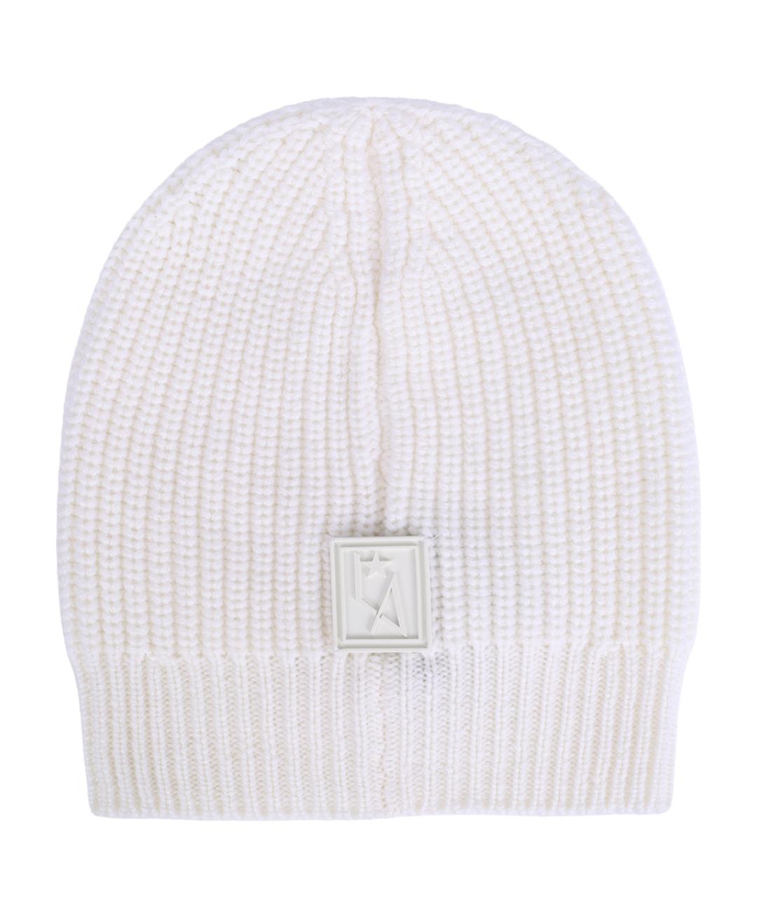 LORENA ANTONIAZZI Белая шерстяная шапка, фото 2