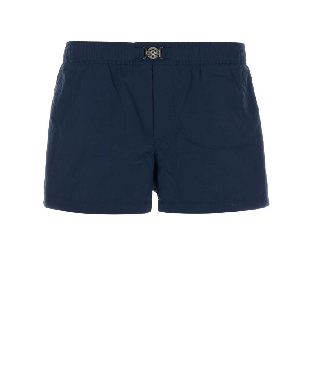 VERSACE Синие полиамидовые шорты, фото 1