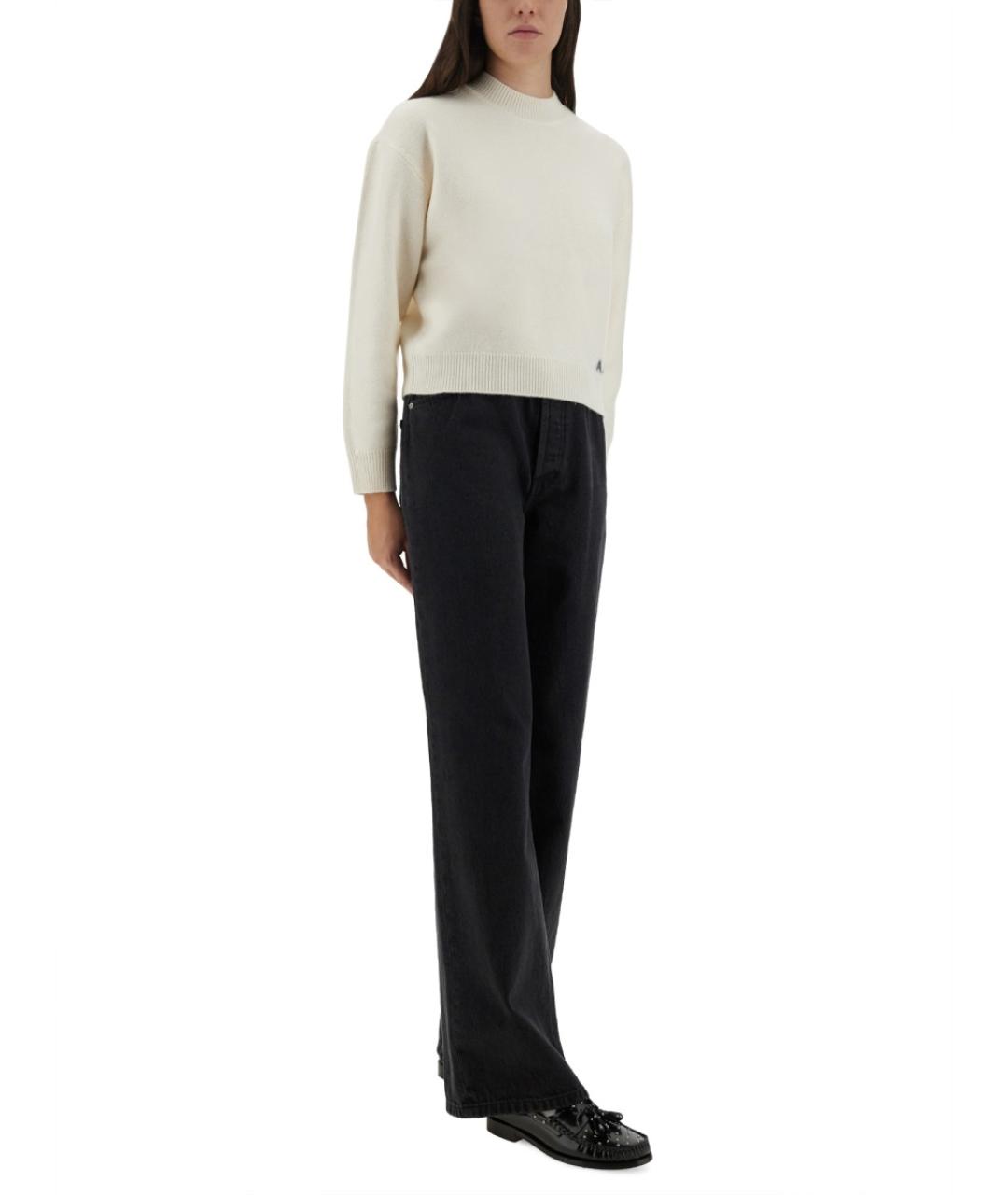 A.P.C. Черные хлопковые прямые джинсы, фото 3