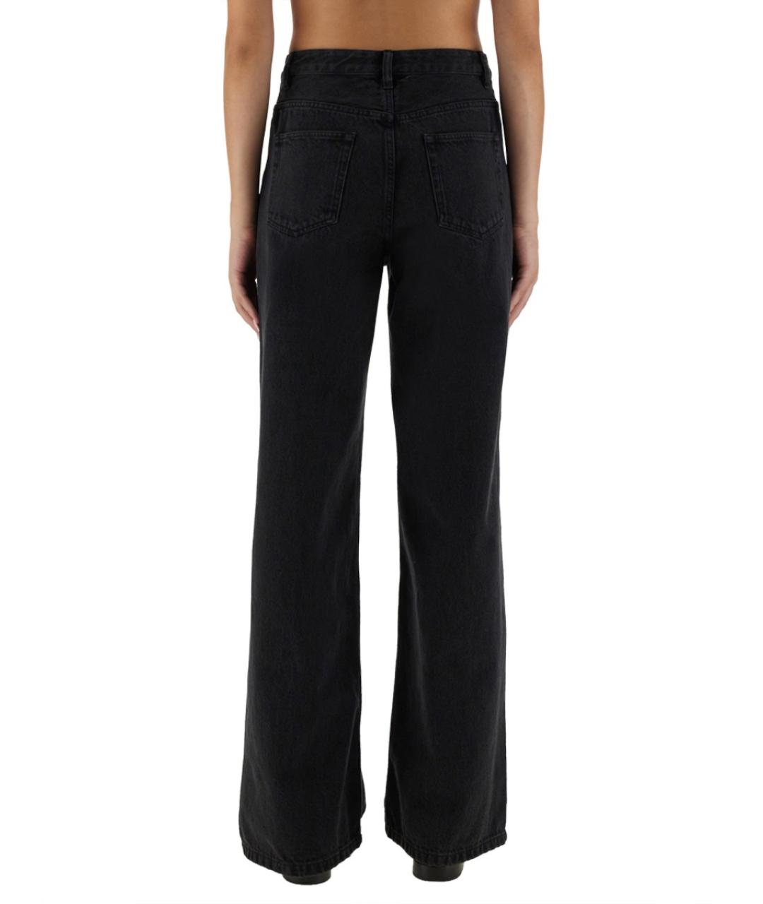 A.P.C. Черные хлопковые прямые джинсы, фото 4