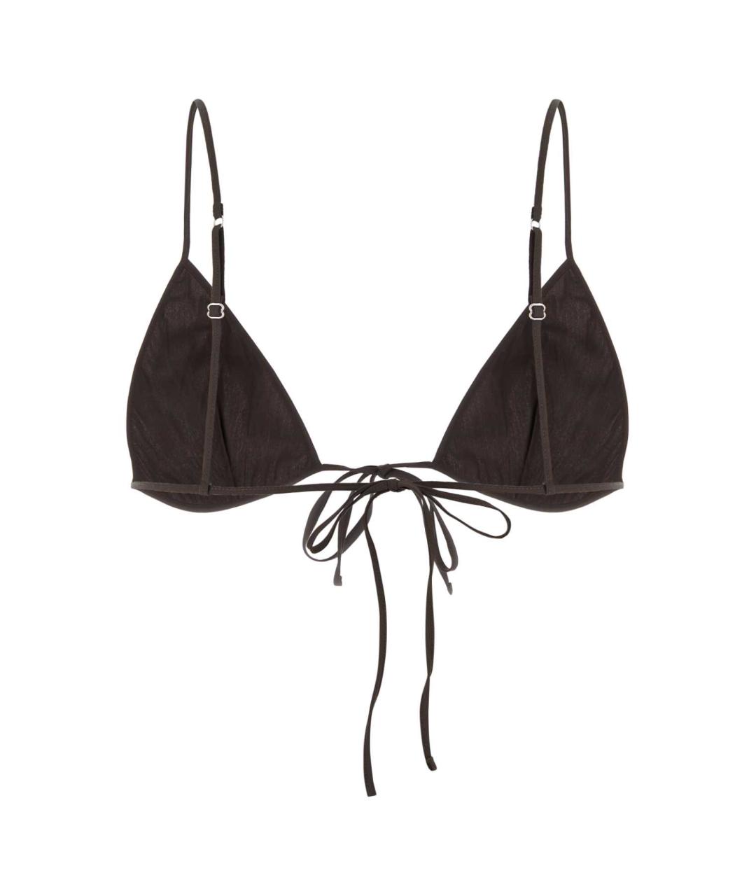 PRADA Коричневый полиэстеровый купальник, фото 2