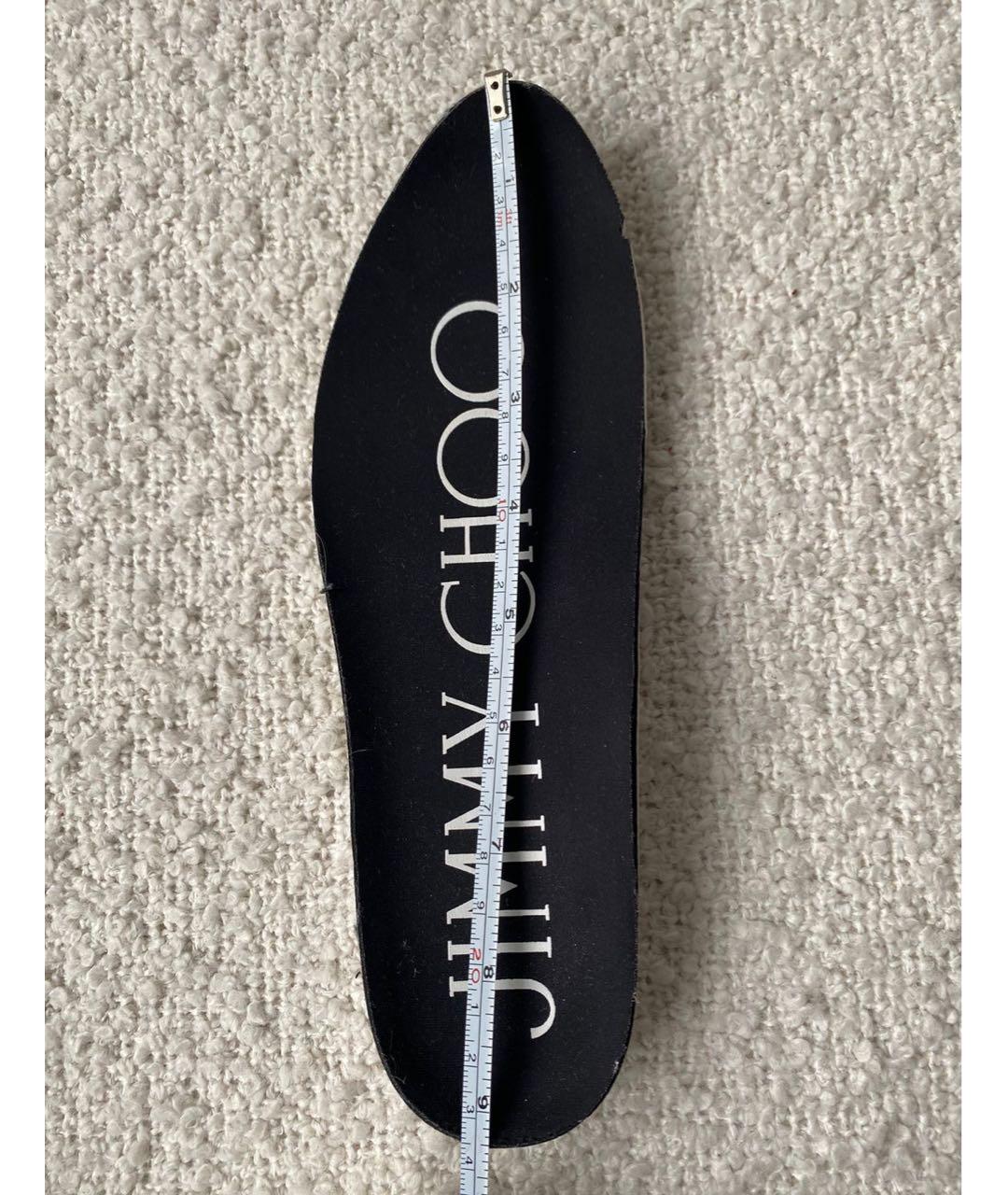 JIMMY CHOO Черные текстильные кроссовки, фото 7