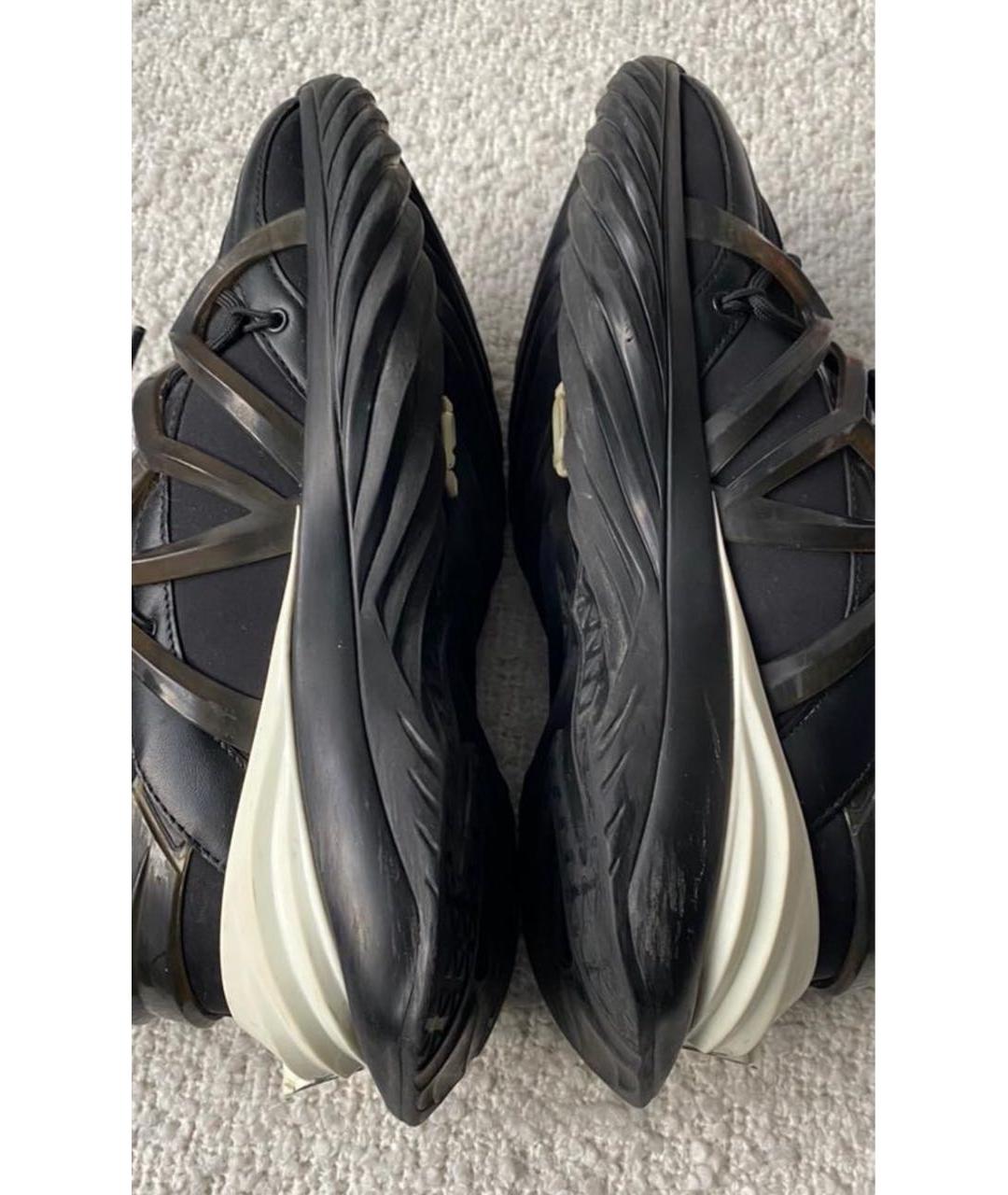 JIMMY CHOO Черные текстильные кроссовки, фото 2