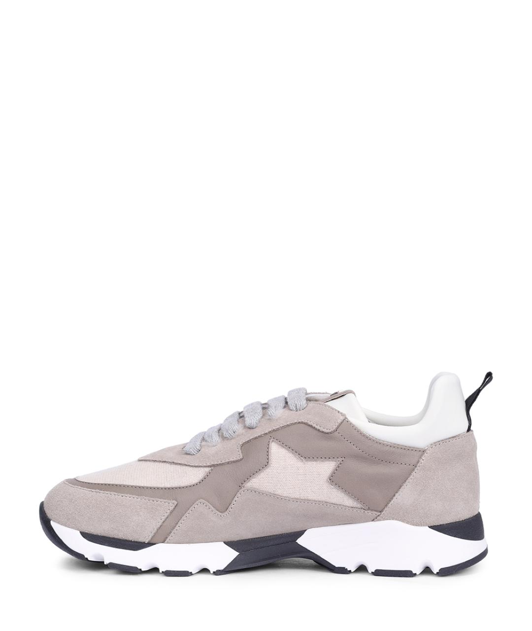 LORENA ANTONIAZZI Бежевые текстильные кроссовки, фото 3