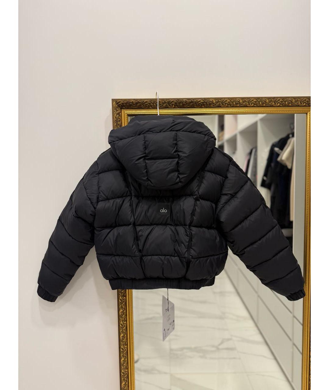 ALO YOGA Черная полиэстеровая куртка, фото 5