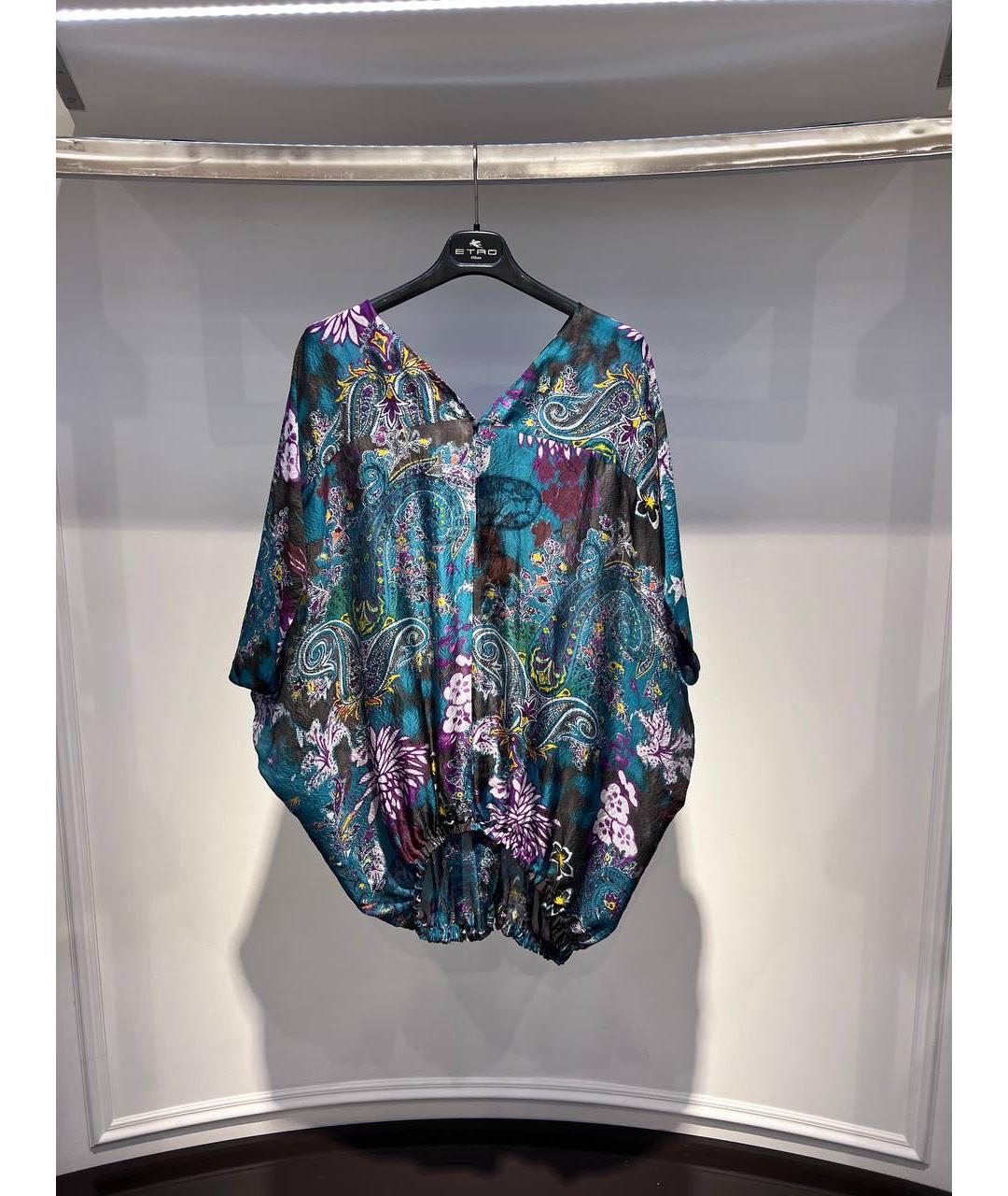 ETRO Бирюзовая блузы, фото 3