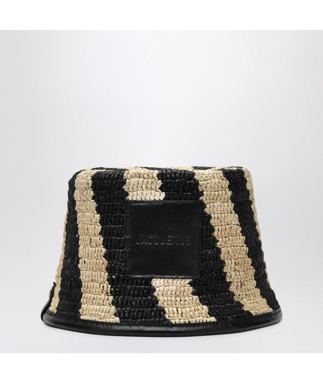JACQUEMUS Мульти кожаная панама, фото 3