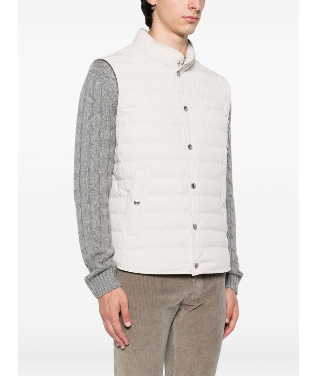 BRUNELLO CUCINELLI Белый полиамидовый жилет, фото 5