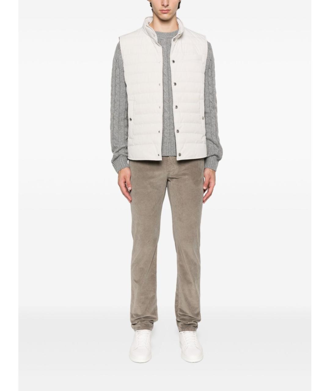 BRUNELLO CUCINELLI Белый полиамидовый жилет, фото 4