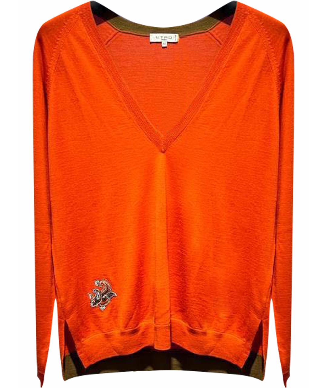 ETRO Оранжевый джемпер / свитер, фото 1