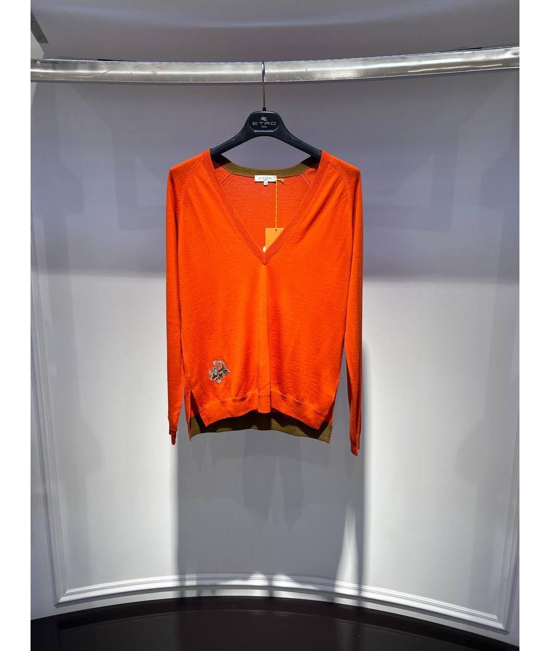 ETRO Оранжевый джемпер / свитер, фото 3
