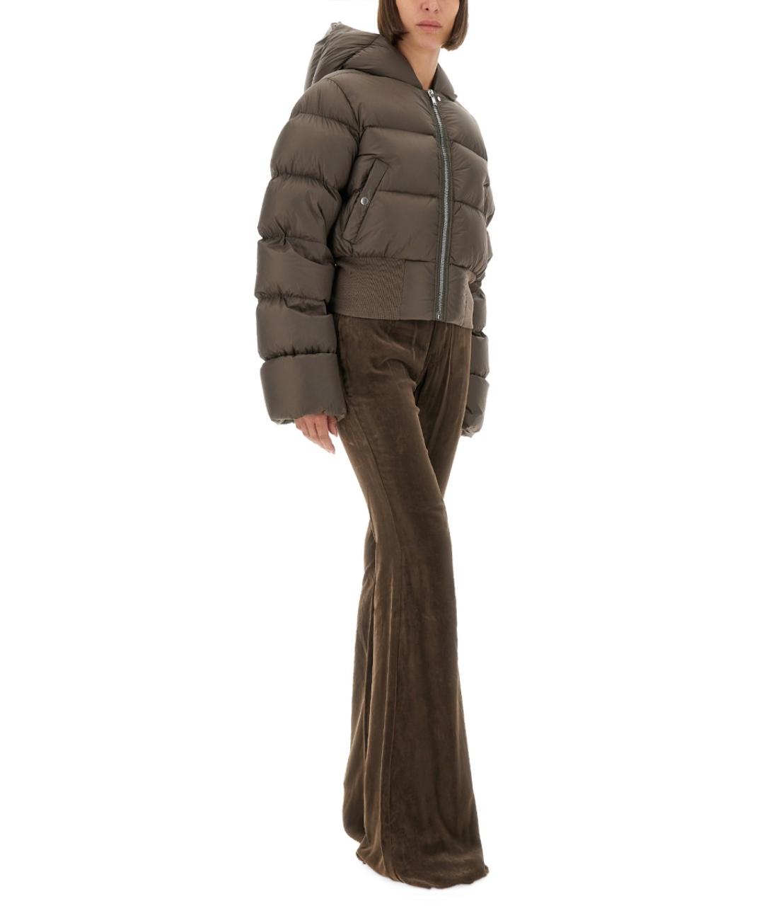 RICK OWENS Серые джинсы клеш, фото 4