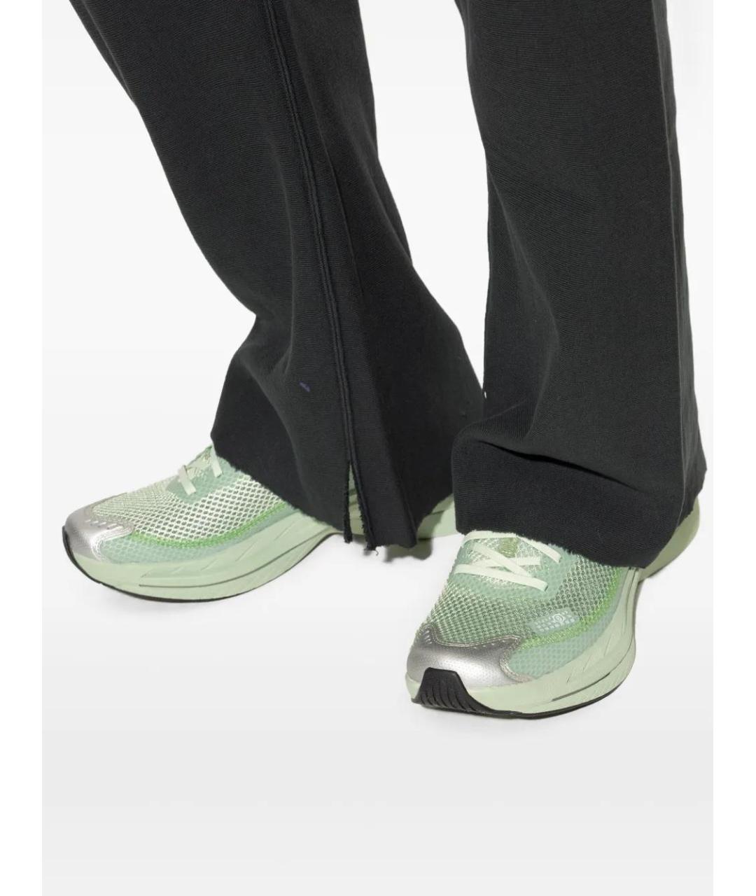 MM6 MAISON MARGIELA Зеленые синтетические низкие кроссовки / кеды, фото 5