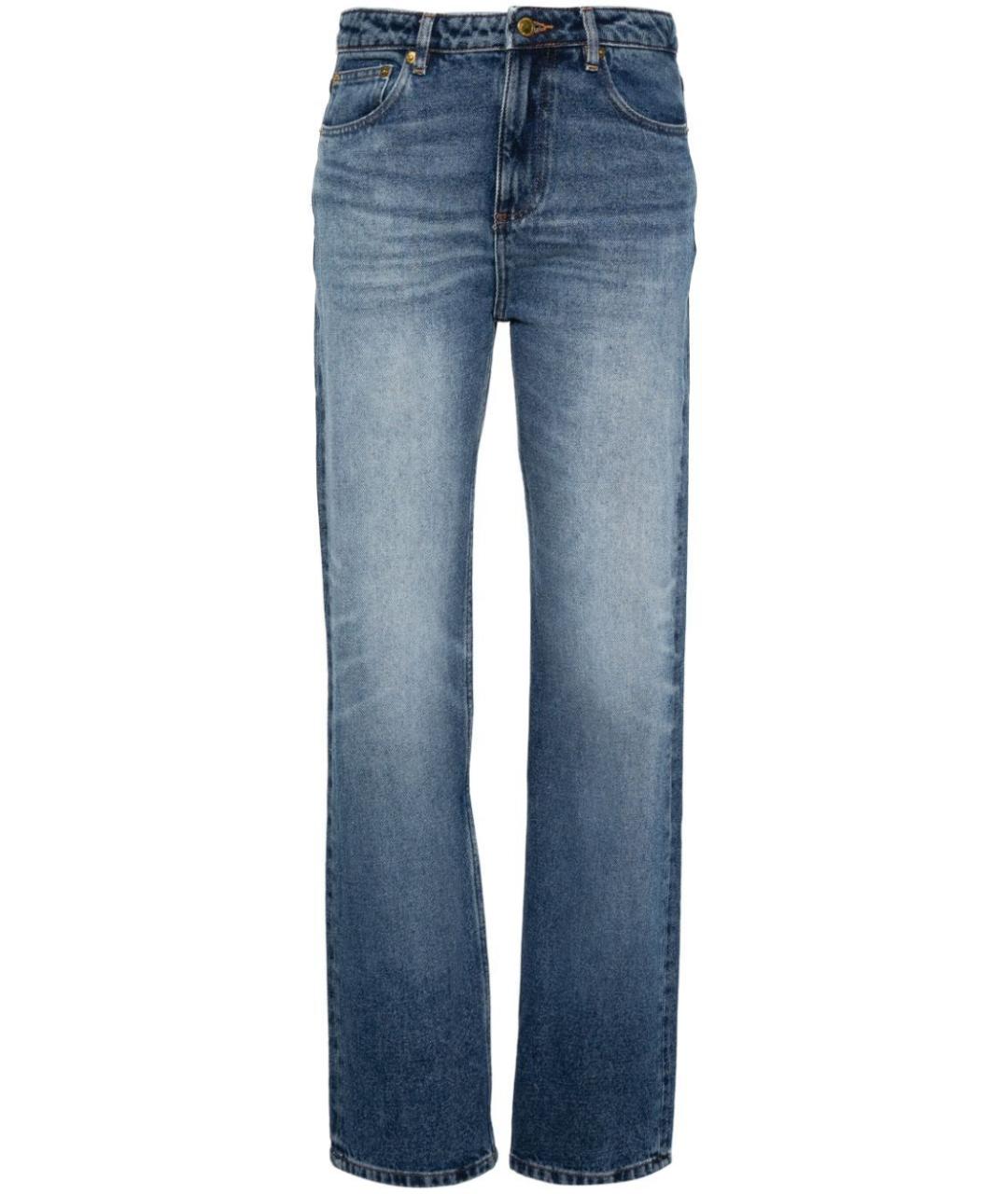 A.P.C. Синие хлопковые прямые джинсы, фото 1