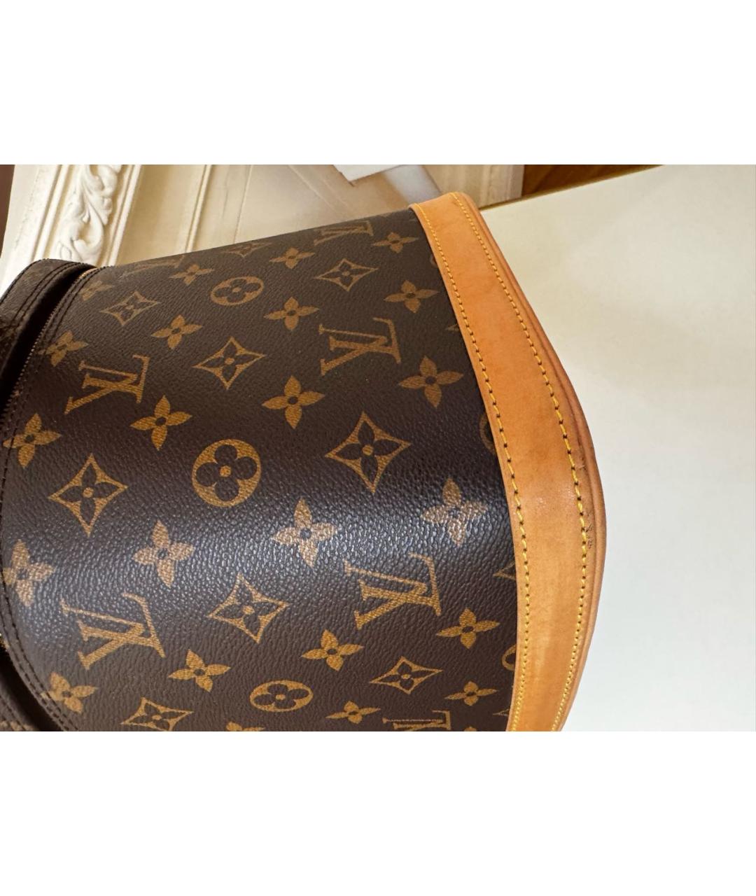 LOUIS VUITTON Коричневая косметичка, фото 3