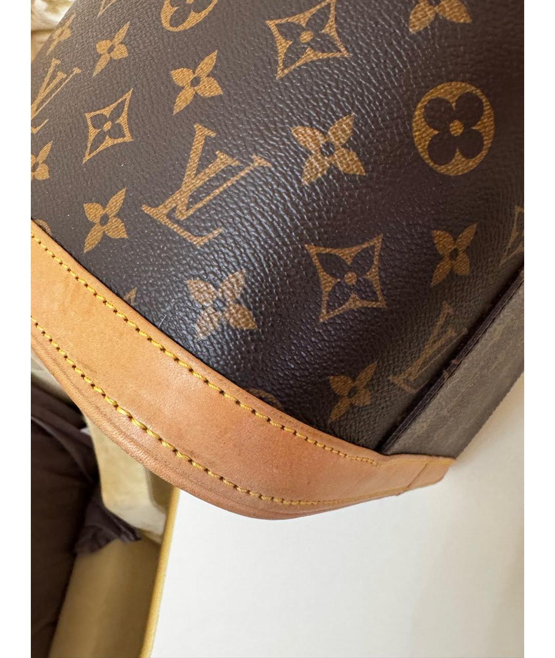 LOUIS VUITTON Коричневая косметичка, фото 4