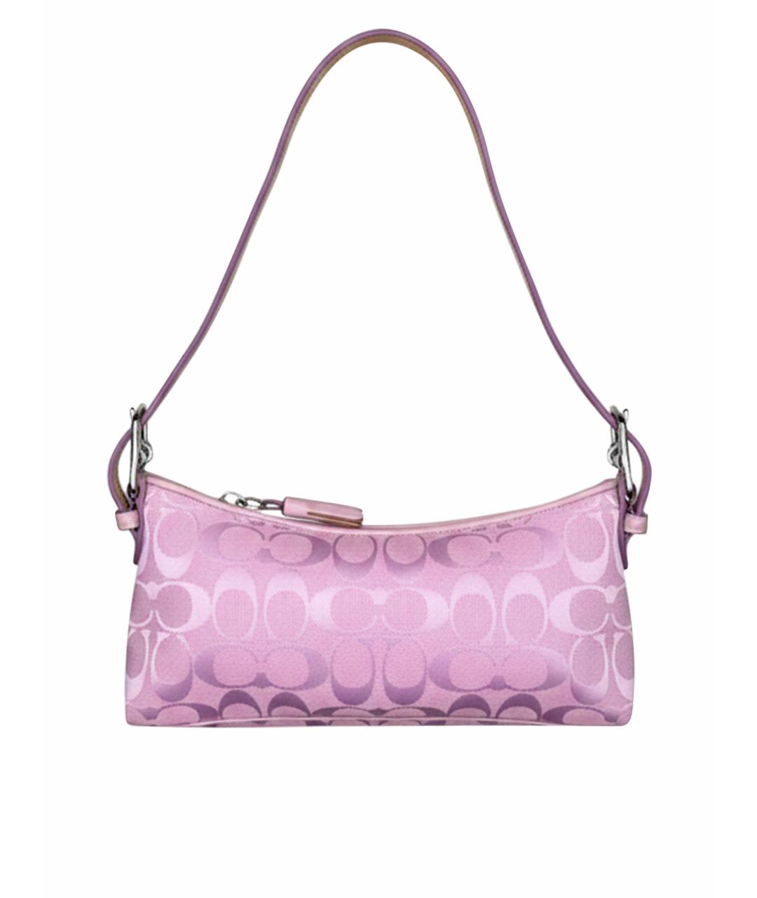 COACH Розовая сумка с короткими ручками, фото 1